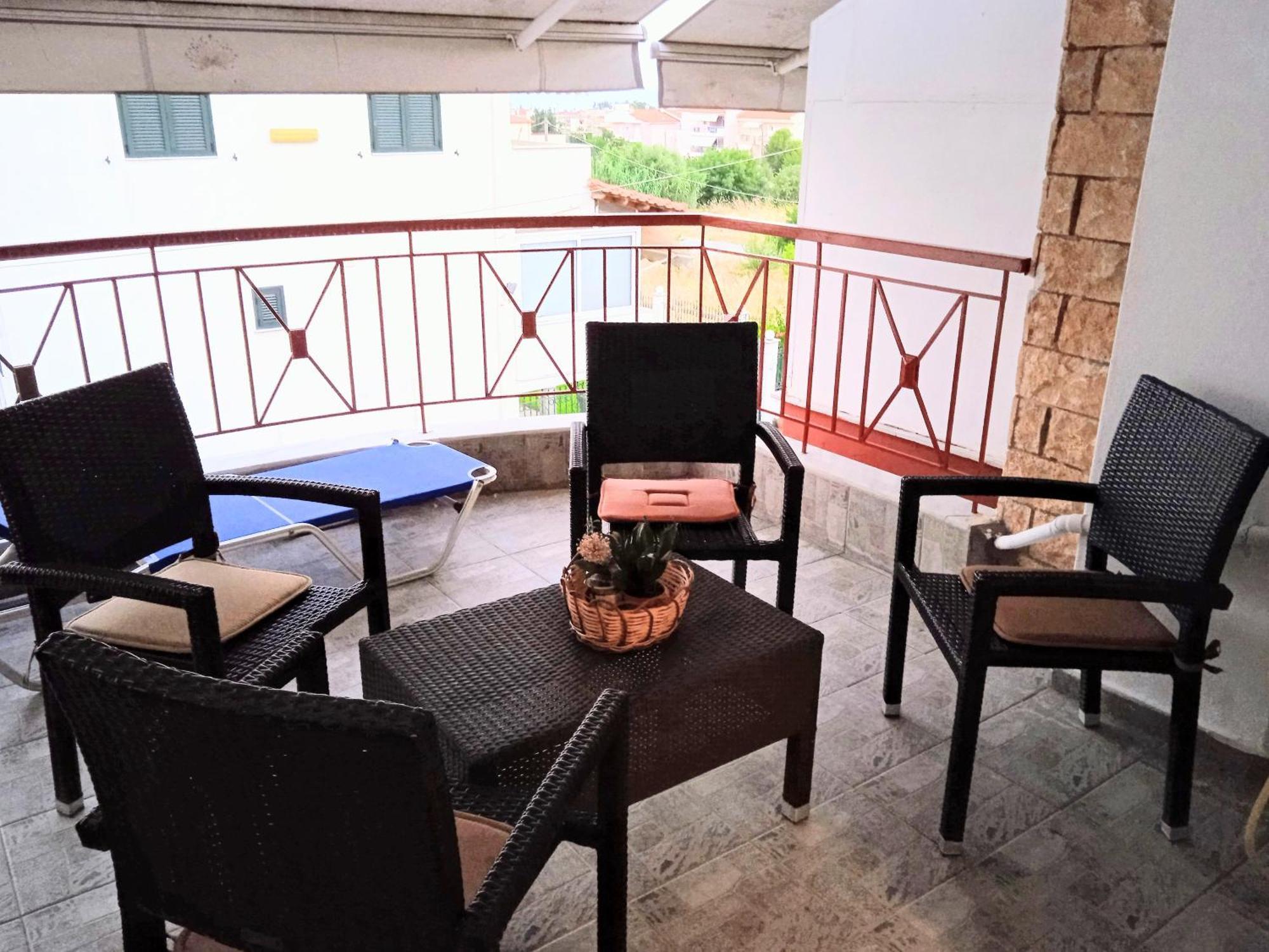 Blue Moon Apartments Nea Michaniona Chambre photo